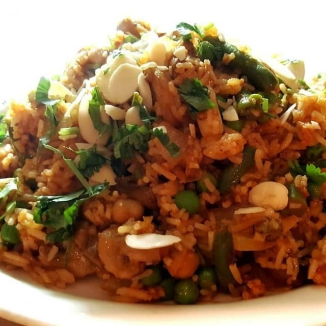 Paneer Biryani.