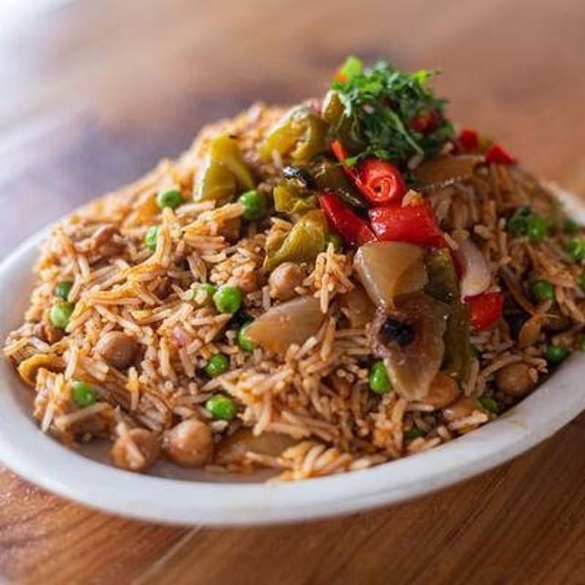 Mushroom Biryani.